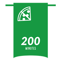200 Minute Badge Badge
