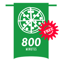800 Minute Badge Badge